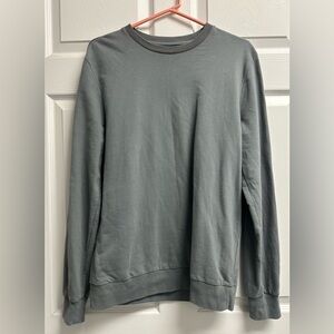 All Saints Haste Men's Charcoal Crewneck Sweater